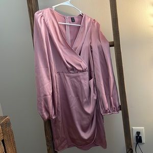 SHEIN wedding guest pink dress